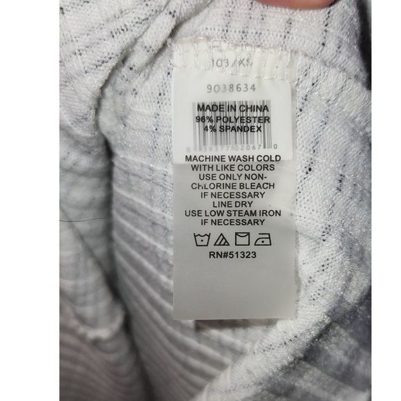 Vince Camuto Women's Black & White Striped Tank Top Size XS - Picture 5 of 6